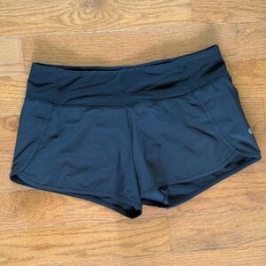 Lululemon Black Speed Up Shorts Size 8 fitness running